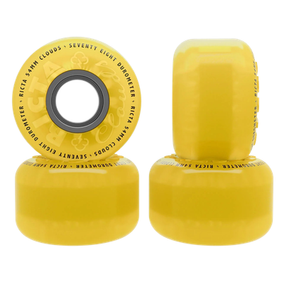 CLOUDS YELLOW/BLK 54MM / 78A