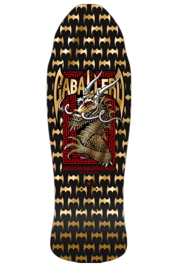 CABALLERO STREET '23' REISSUE GOLD FOIL 9.625" DECK