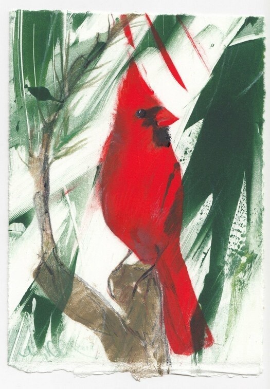 Northern Cardinal #2 Card Amy Dobrian