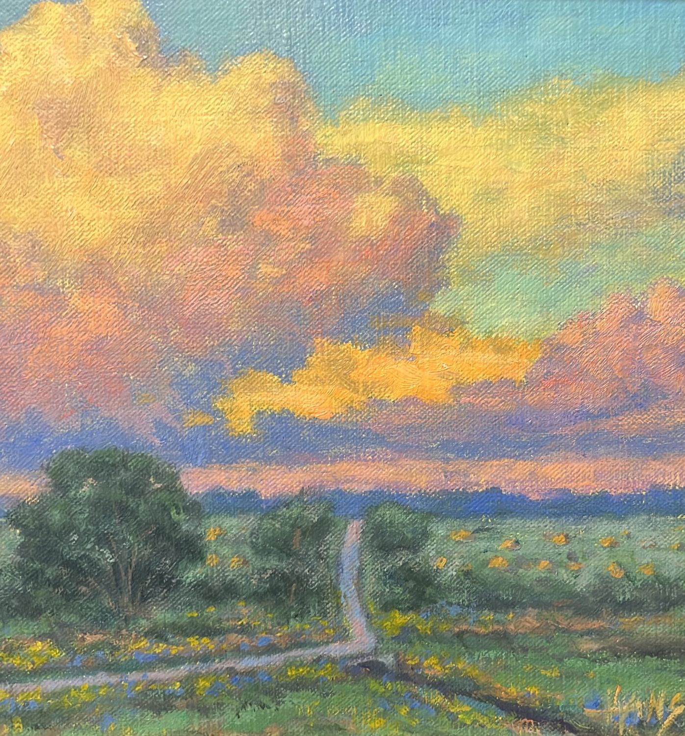 Twilight Clouds on Brookville Rd -  HO-010 -Hans Olson