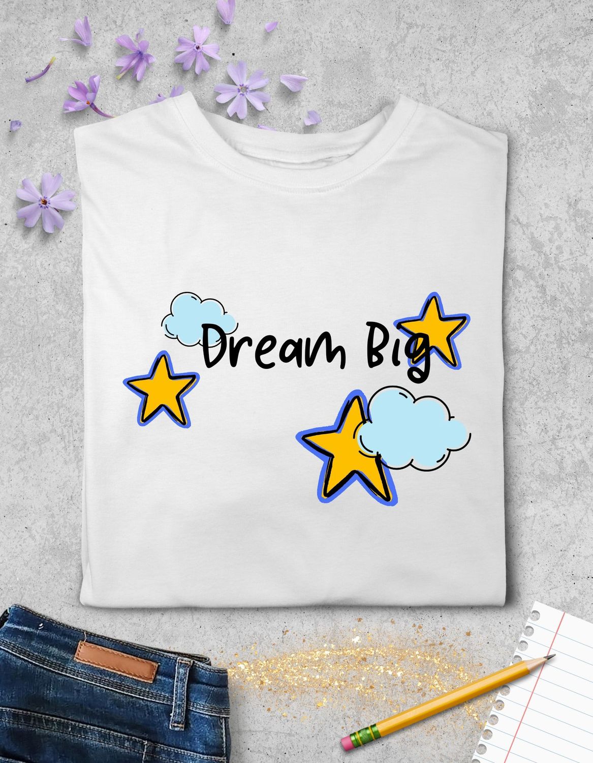 Camiseta Dream big - camiseta motivadora