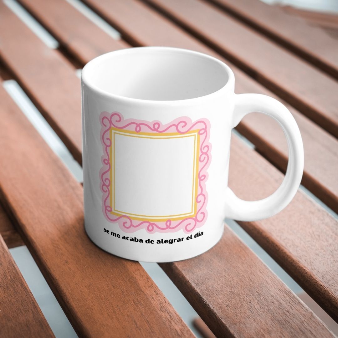 Taza Marco rosa con foto