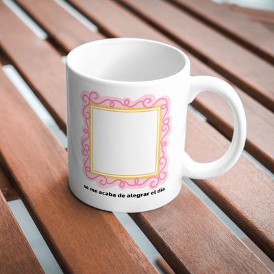 Taza Marco rosa con foto