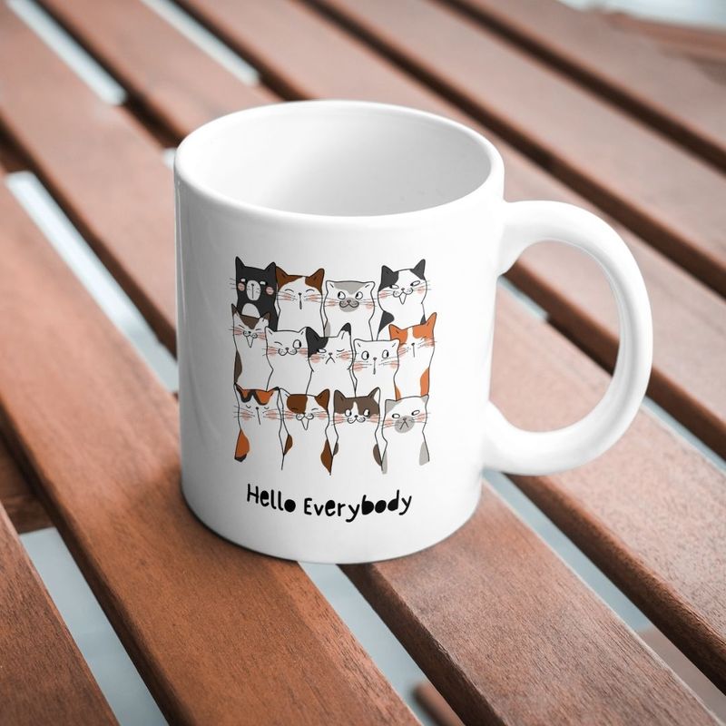 Taza Hello cats