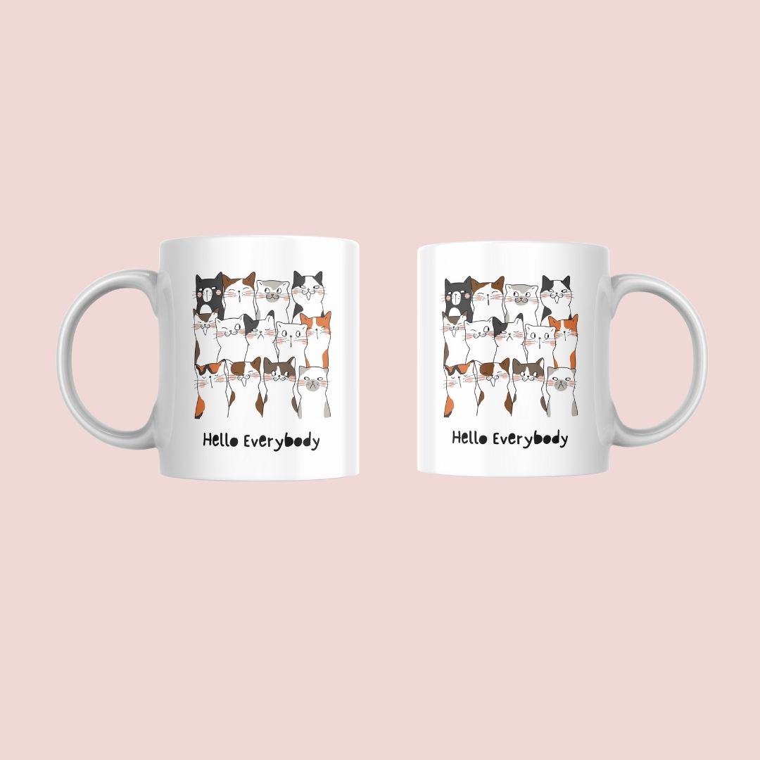 Taza Hello cats