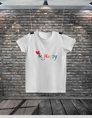 Camiseta Be happy