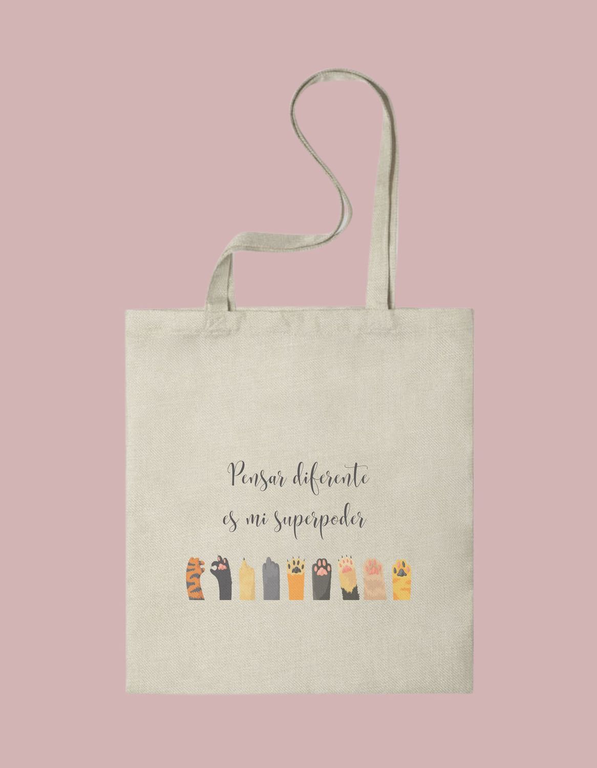 Tote bag Patas diferentes