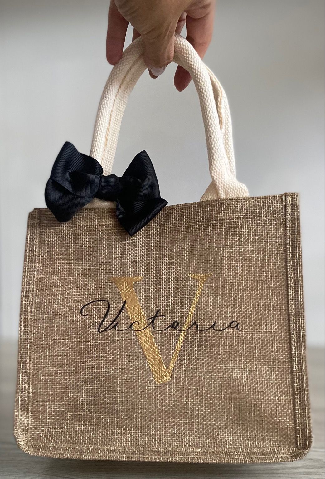 Bolsito de yute laminado