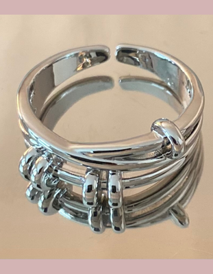 Anillo nudos plata