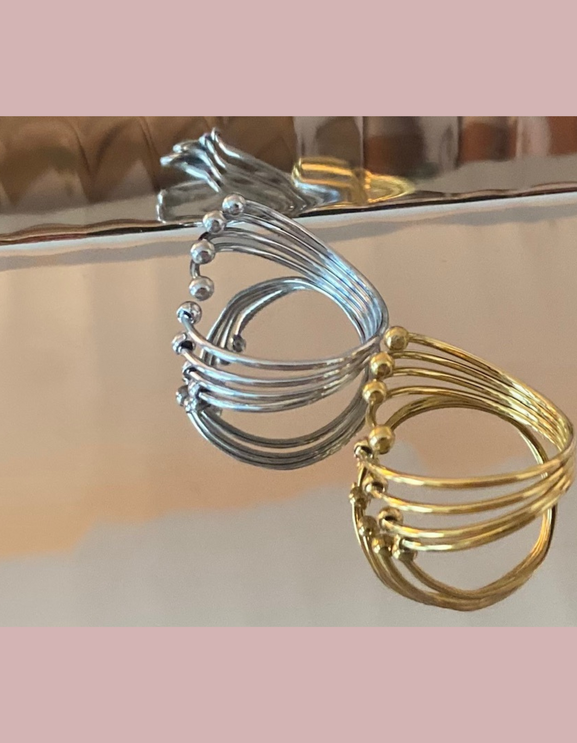 Anillo cuerdas plata