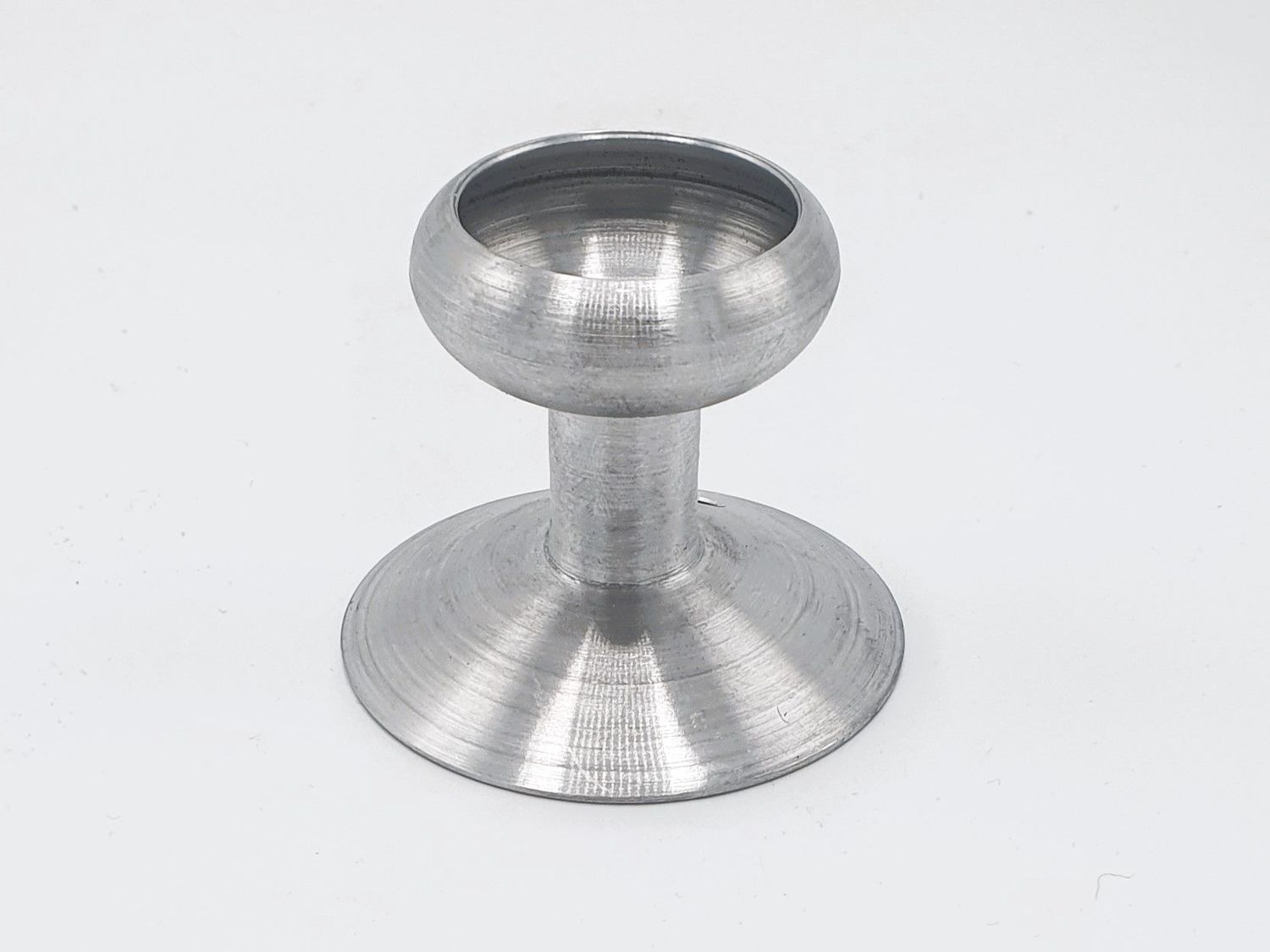 Dochthalter für Wachsfeuer Aluminium