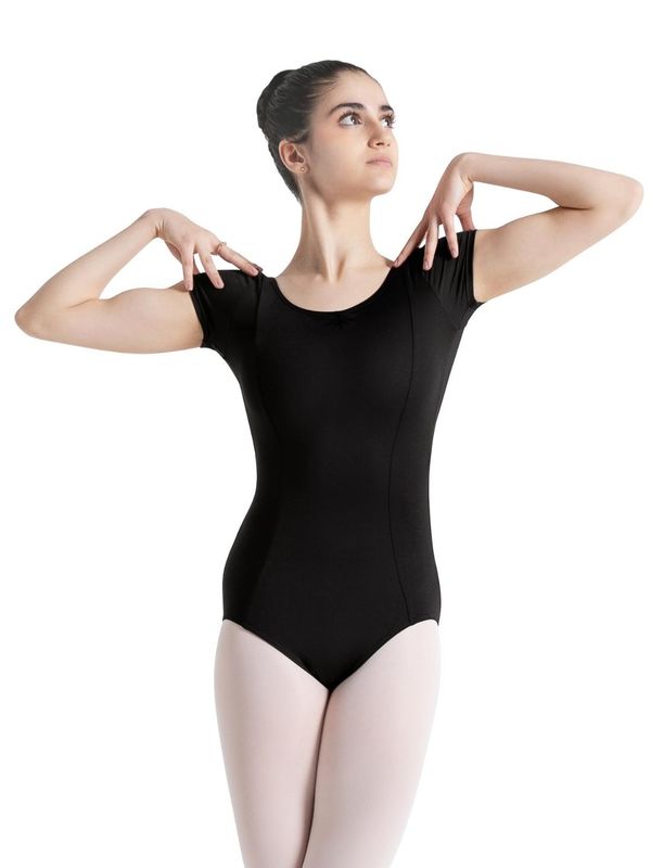 Capezio Cap Sleeve SE1014W - 2X Black