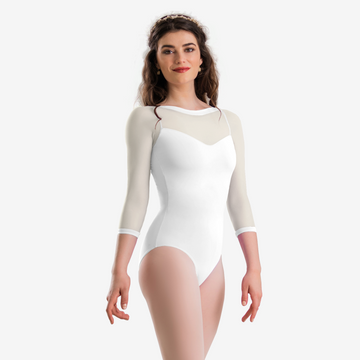 SL129 SoDanca Leotard - M White