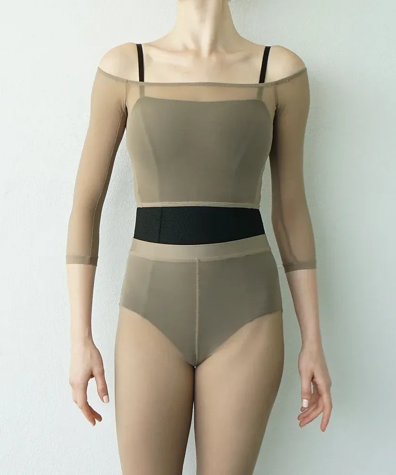 Jule Meshie Crop Top  - L Dust