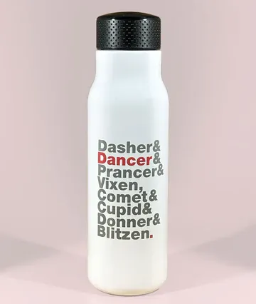 Dasher Dancer Water Bottle