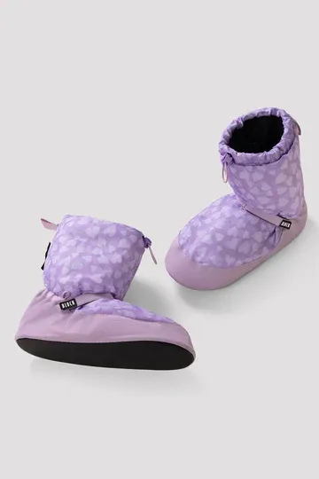 IM009KB Kids Bootie  - M Lilac Hearts