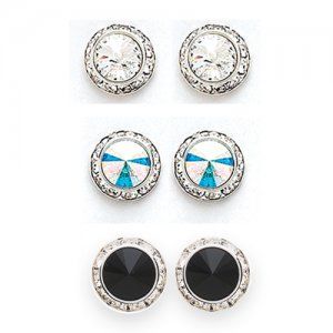 Dasha Performance Earrings - 13mm Crystal