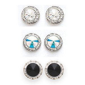 Dasha Performance Earrings - 17mm Crystal