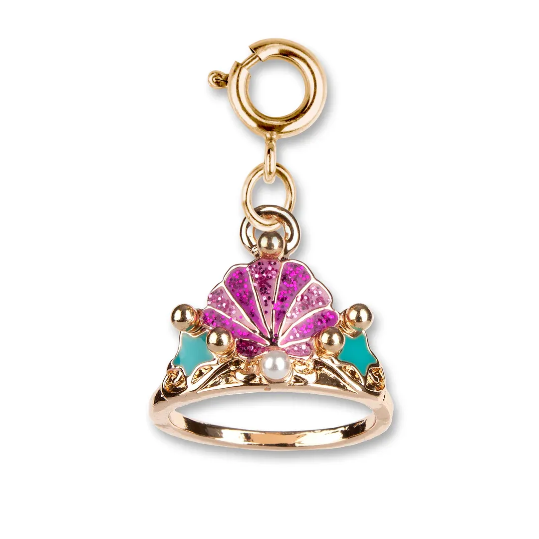 CHARM IT! Gold Mermaid Tiara Charm