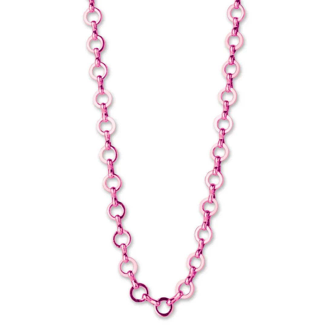 CHARM IT!  Pink Chain Necklace