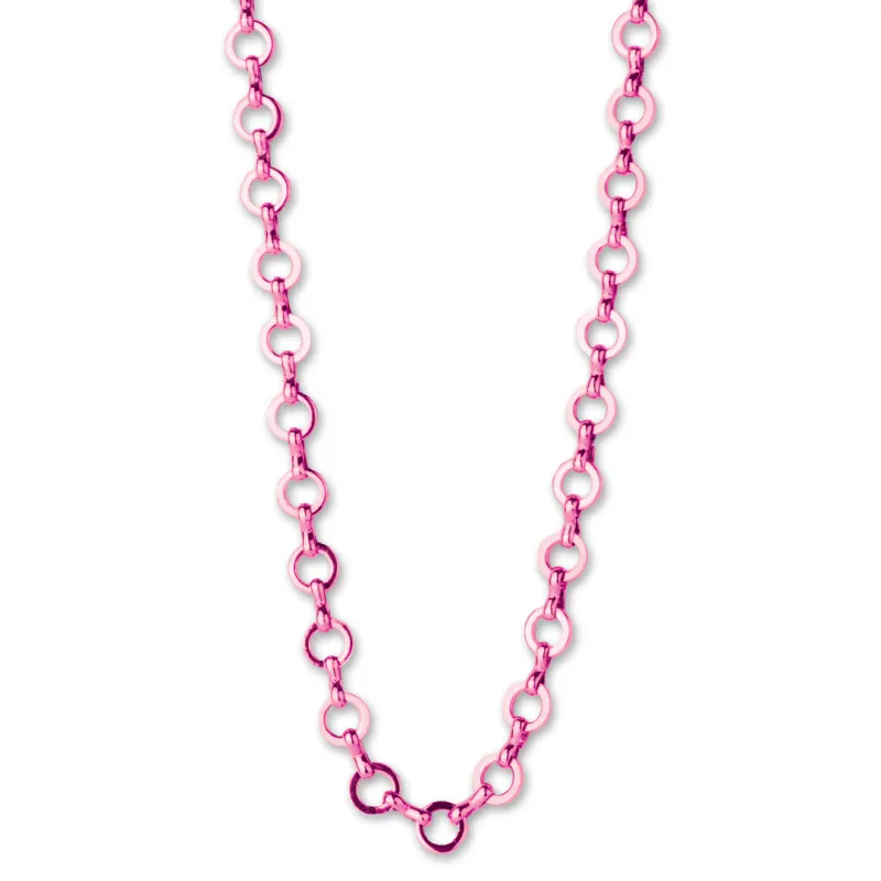 CHARM IT!  Pink Chain Necklace