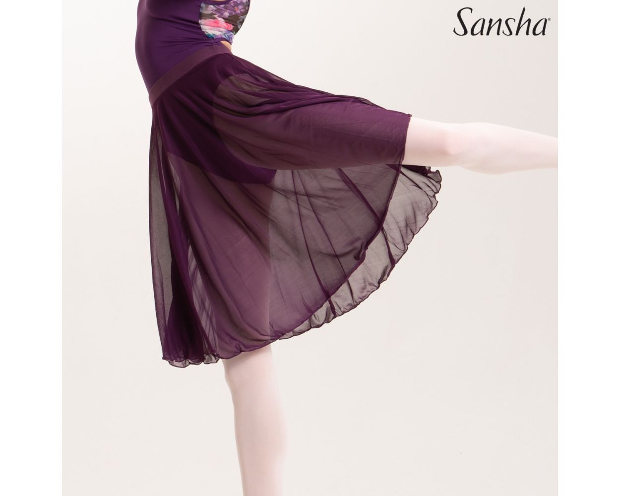 Sansha D0817M Skirt - 6 White