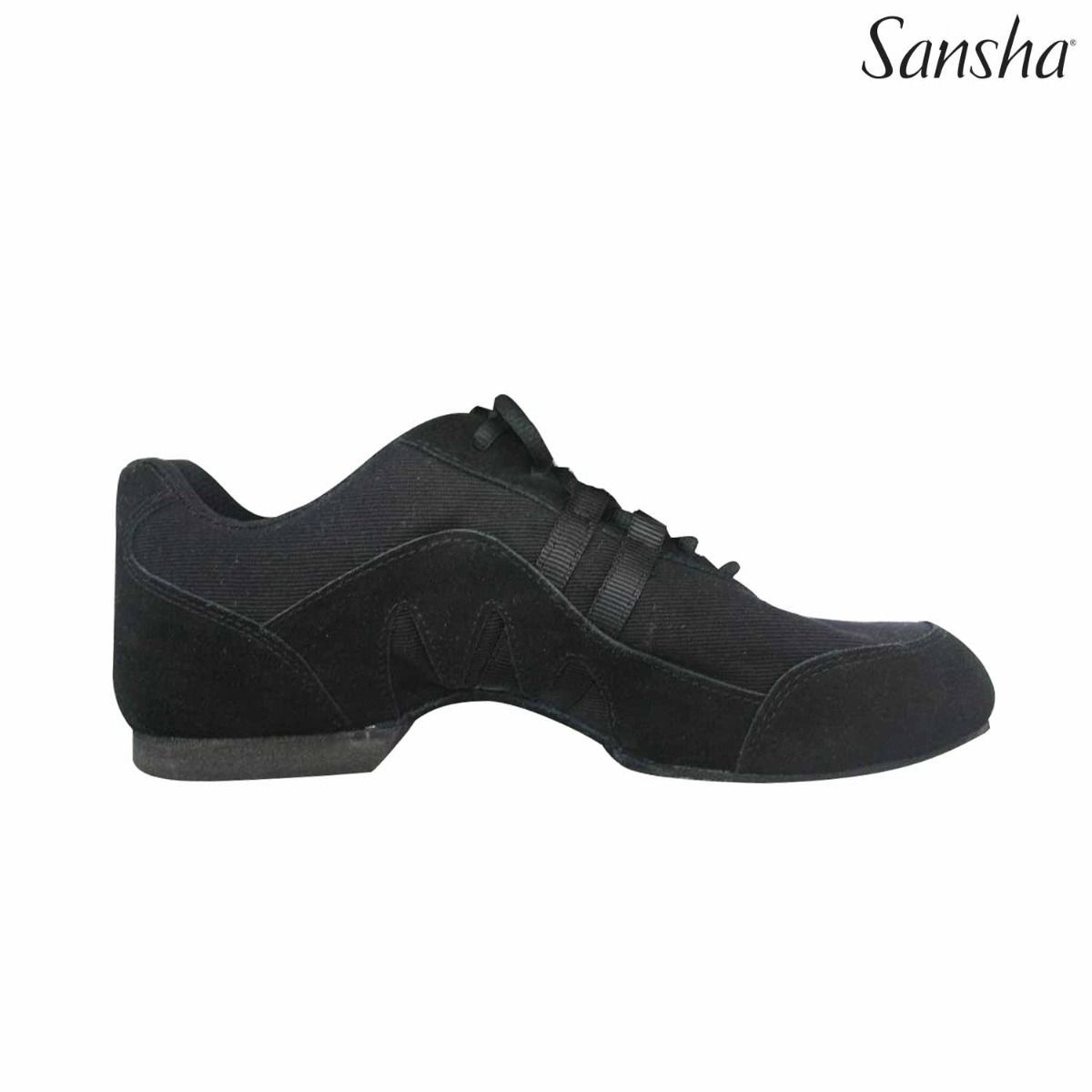 Sansha Salsette-3 V933C - (sansha sizing) - 12 Black (BLK) M
