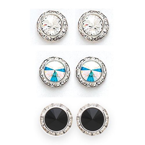 Dasha Performance Earrings - 13mm Aurora Borealis