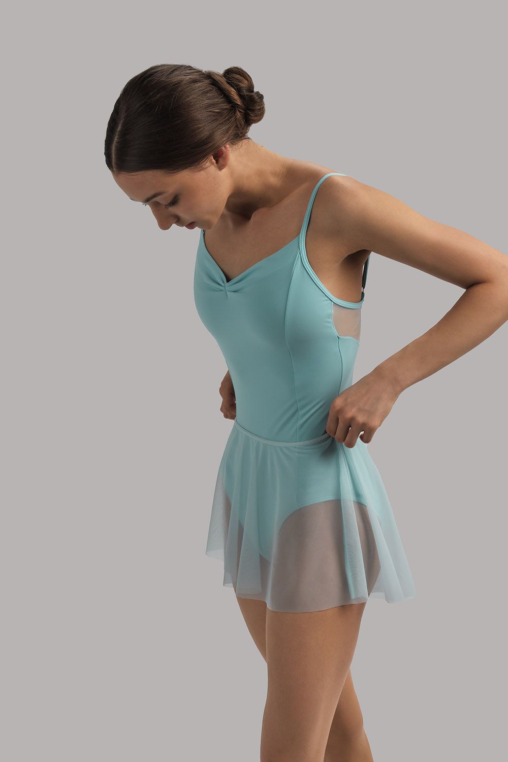 DA2005N Echo Mesh Skirt Tiffany M