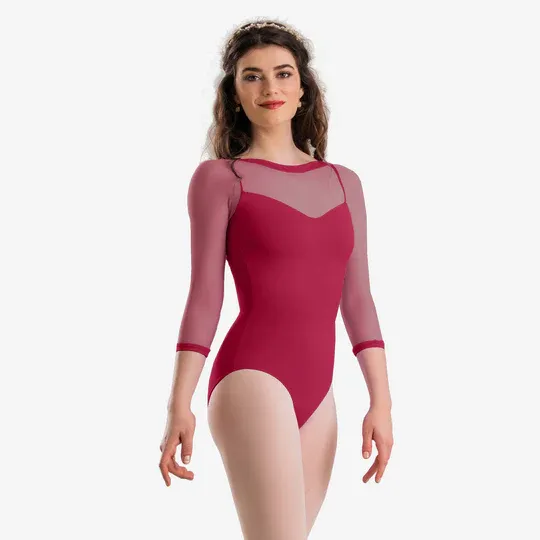 SL129 SoDanca Leotard - M Burgundy