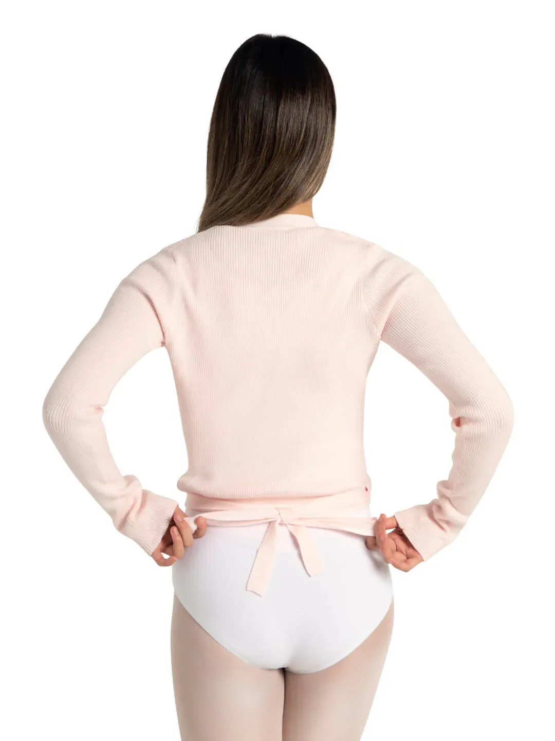 11381W Wrap Sweater Ladies  - XXS Pink