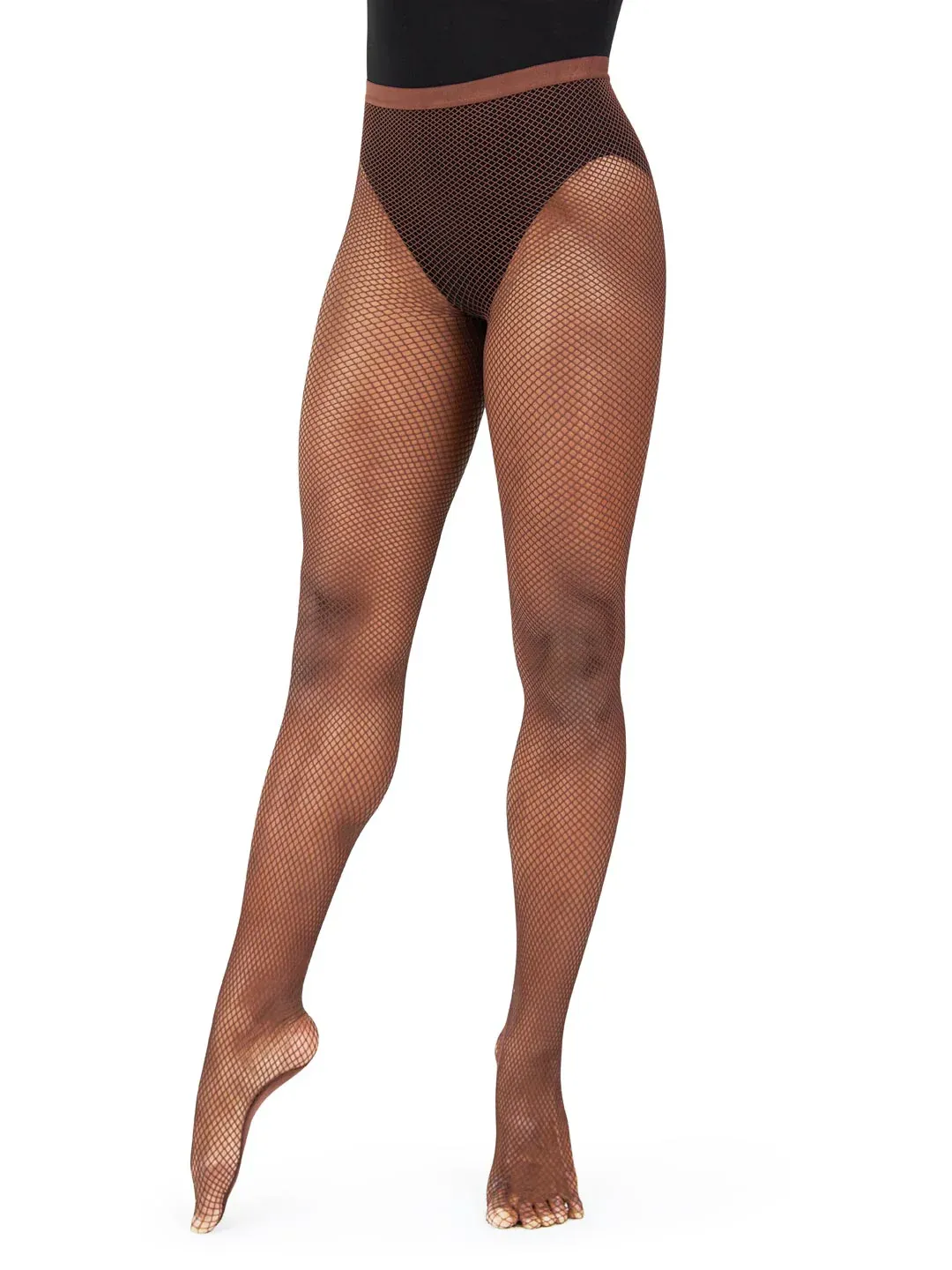 Capezio Fishnet Tights 3000 - XL Chestnut