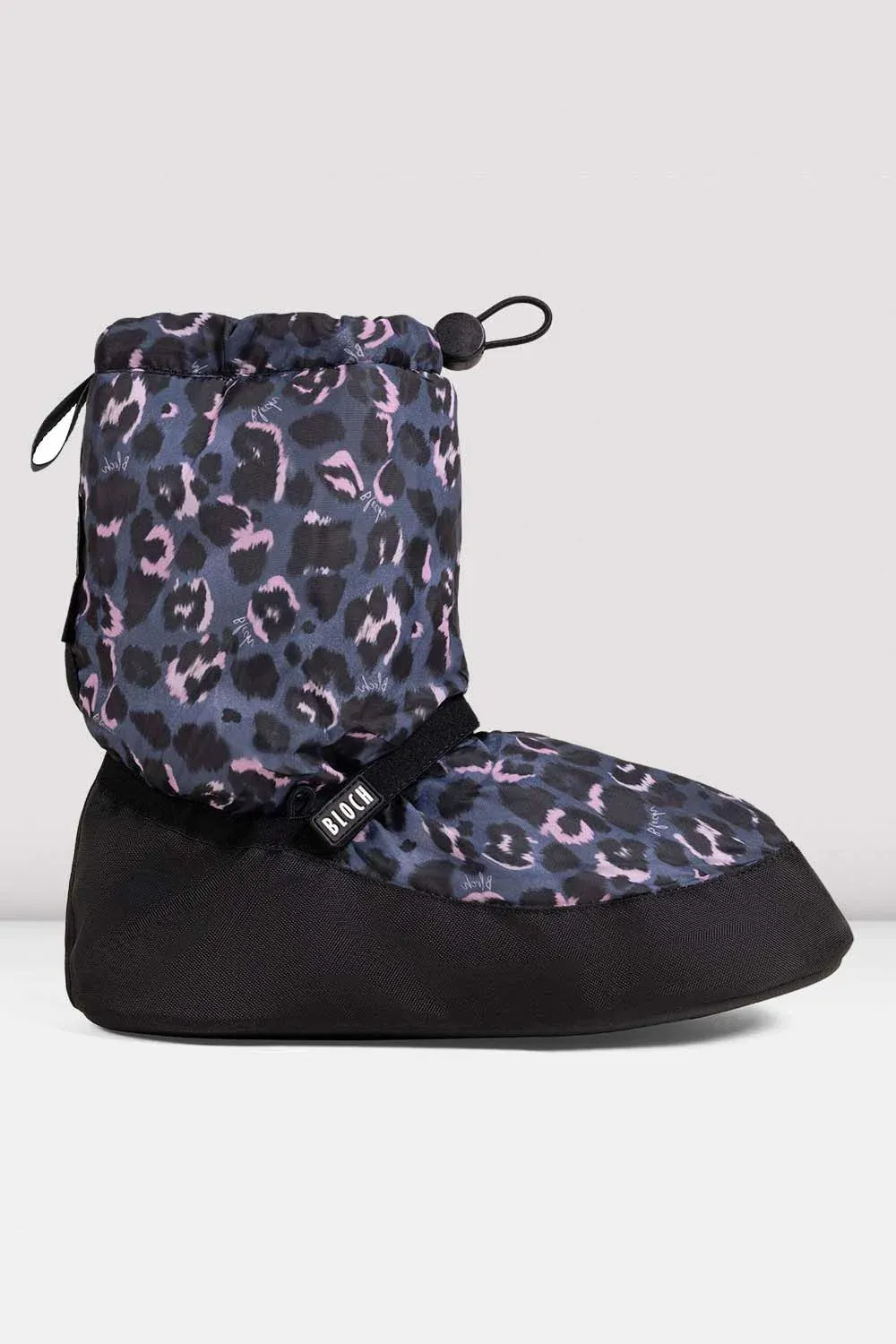 IM009BP Print Warm Up Bootie Adult - XS blk pink