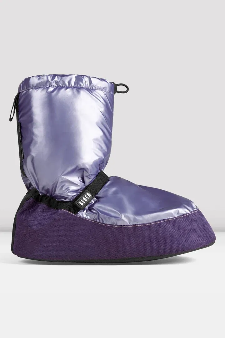 IM009 Adult  Bloch Bootie - Solid - L Purple Metallic