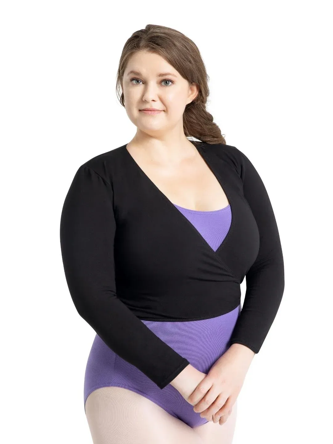 Capezio Wrap Top Adult CC850 - M Black