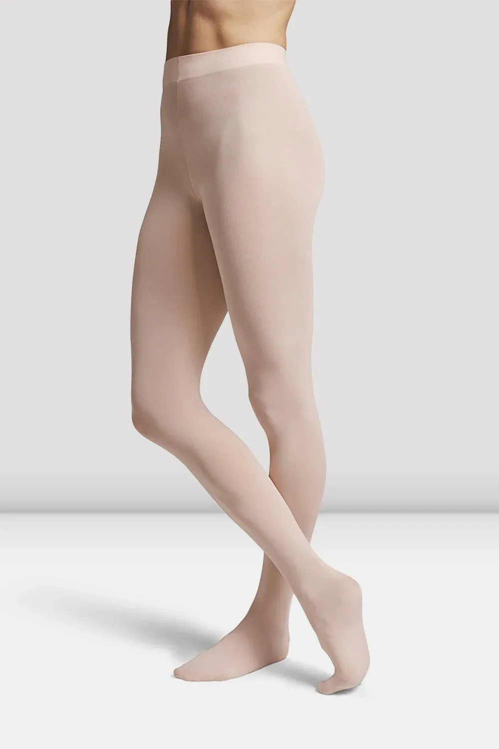 T0981G BLOCH Footed Contoursoft (Girls) - CHS PNK