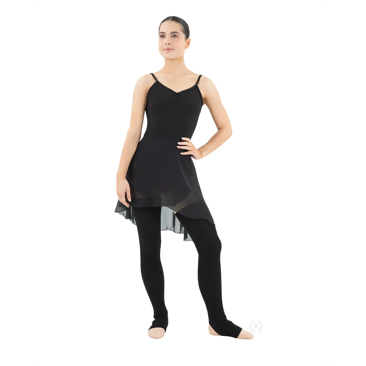 Eurotard Stirrup legwarmer - 36” Black