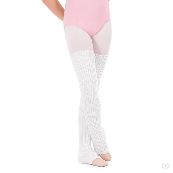 2625c Eurotard Stirrup Legwarmer - 27” OSFA White