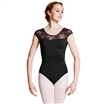BLOCH Leotard Cap Slv - BLK L7714 - XS BLK