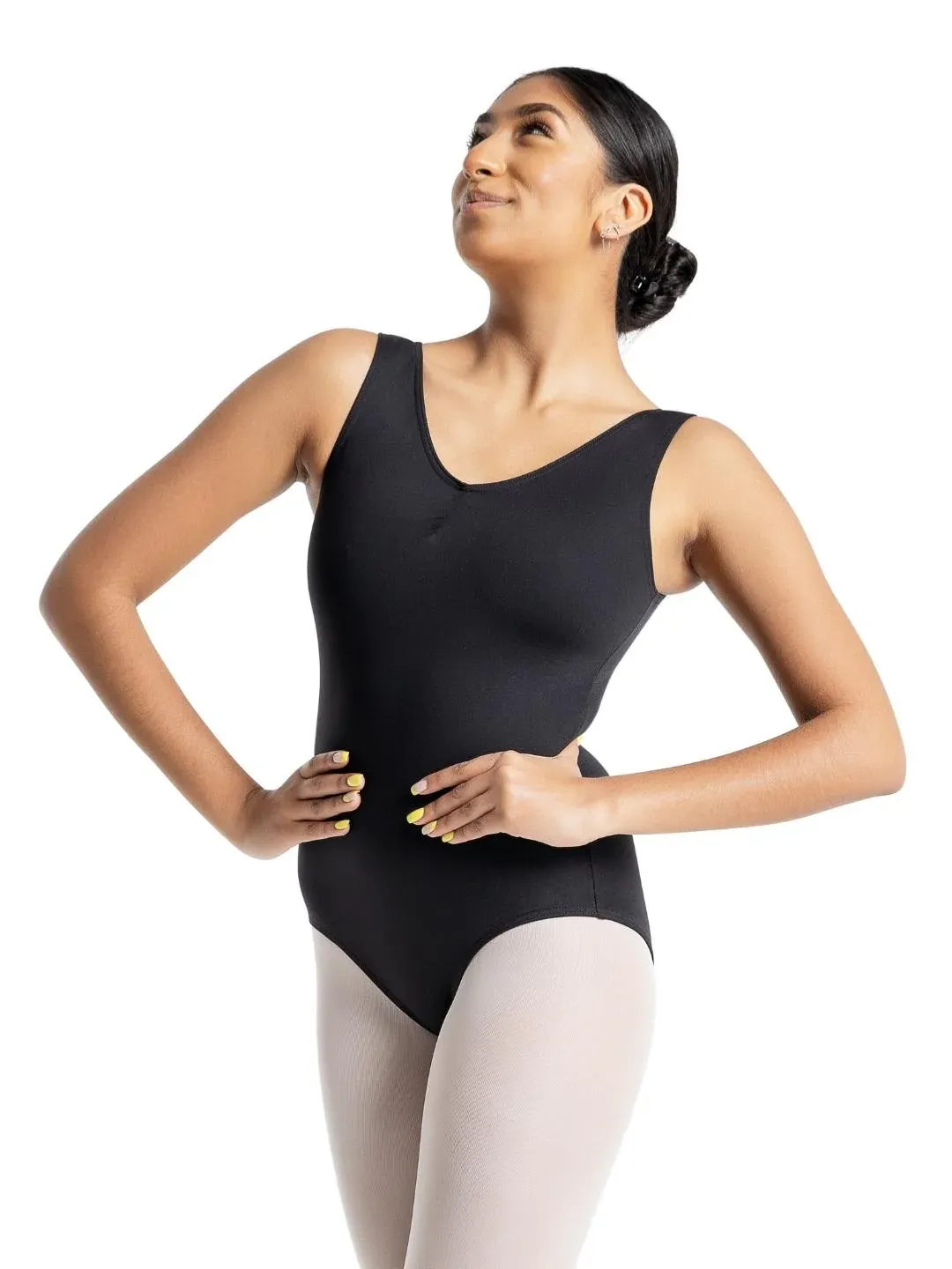 SE1025W high neck leotard - 1X Black