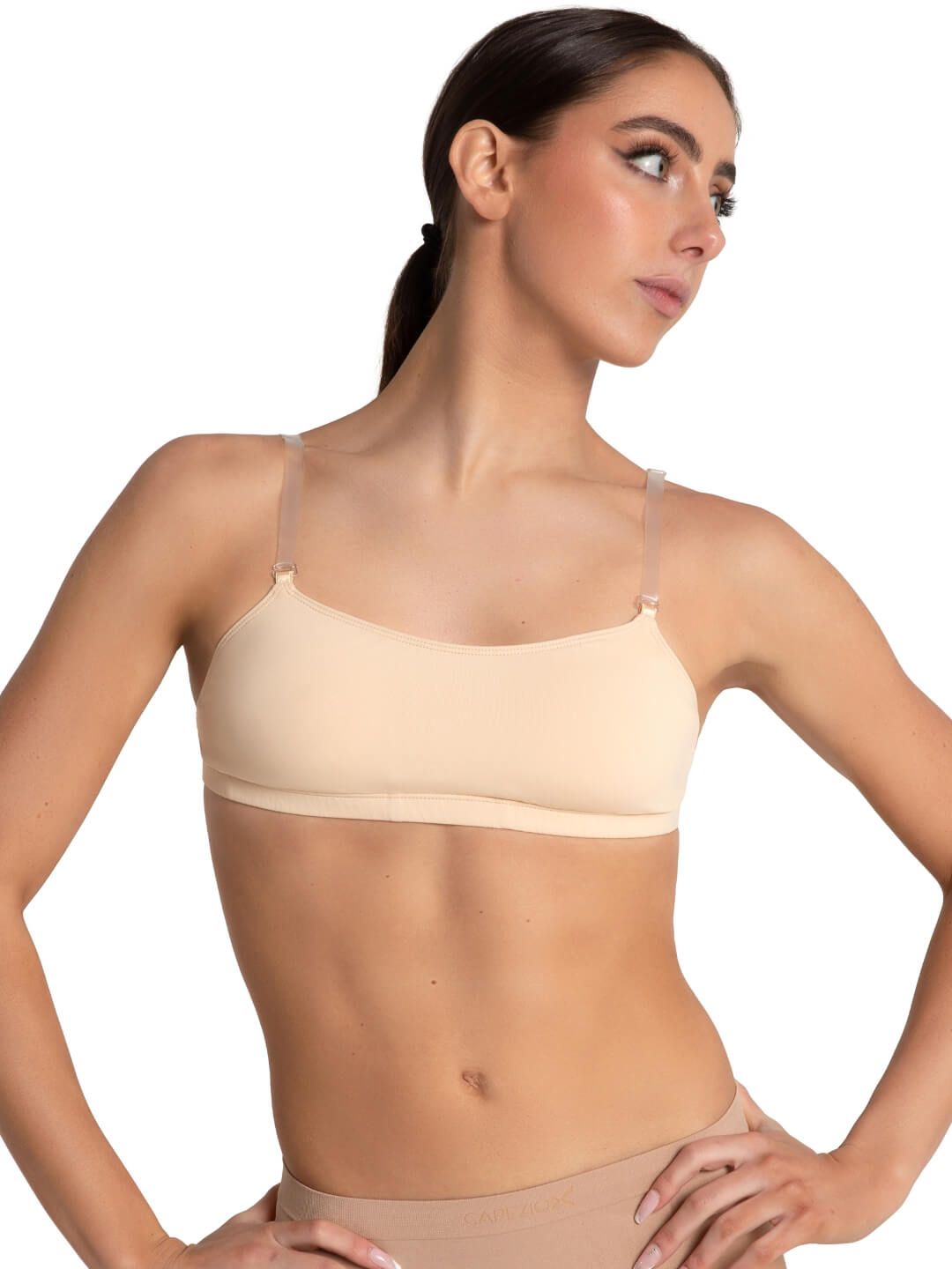 Capezio Cami Bra w/Bra Tek X-Large Nude