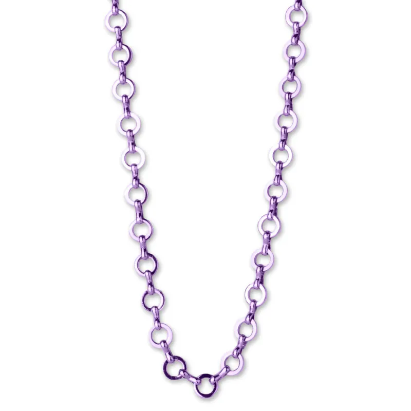 CHARM IT!  Purple Chain Necklace