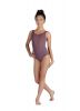 Child Harlowe Corset Body Tank Leotard Rose Taupe - L 12/14