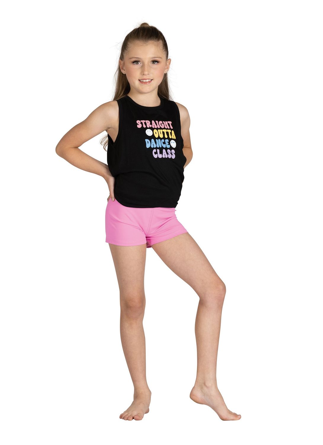 Danz N Motion Straight Outta Dance Class Tank 12-14 Child