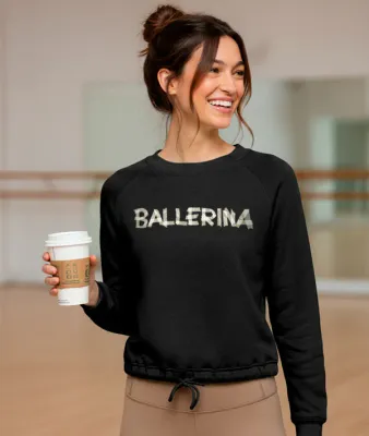 Covet Dance Toe Tape Sweatshirt Adult L