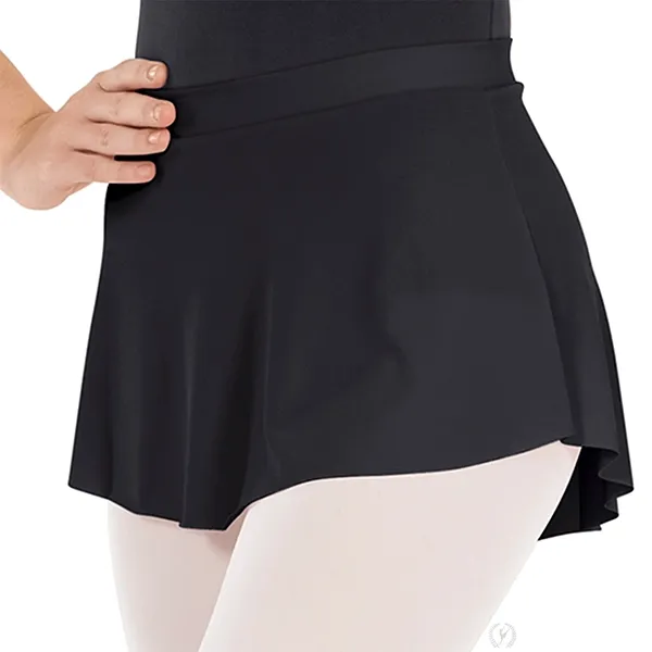 Eurotard 06121 Adult Pull On Mini Ballet Skirt S BLK