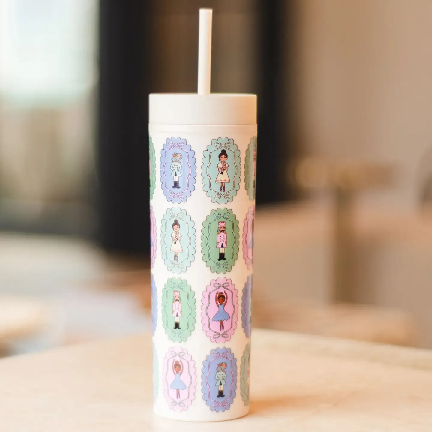 The Nutcracker Christmas 16oz Skinny Acrylic Tumbler