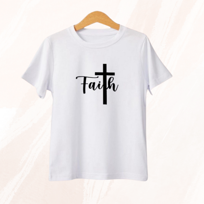 Faith Shirt White Tee