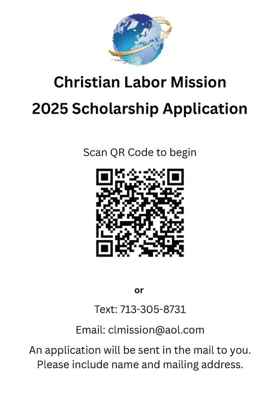 2025-2026 CLM Scholarship Application