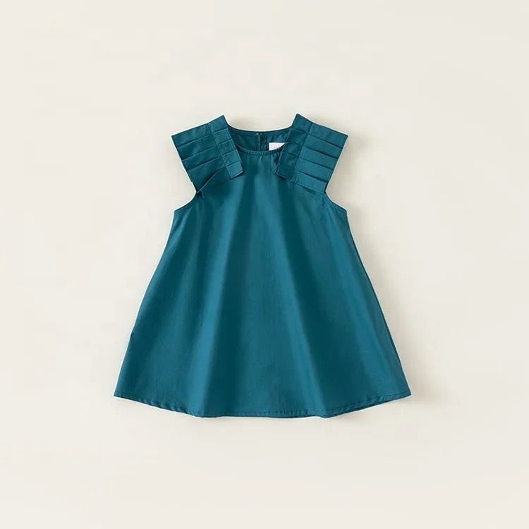 organic cotton Sleeveless Girl dress.